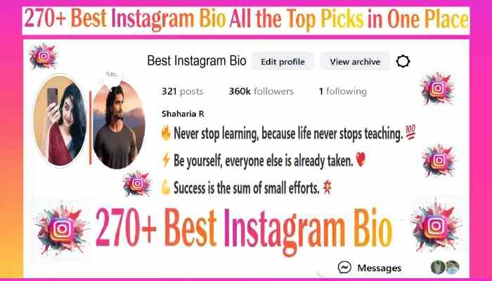 Best Instagram Bio