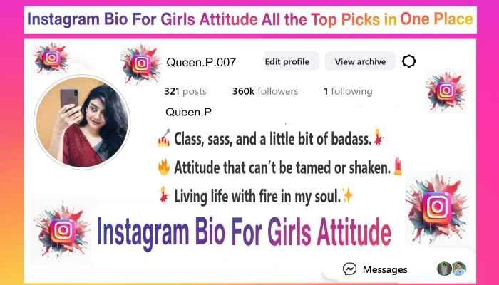 Instagram Bio for Girls Attitude