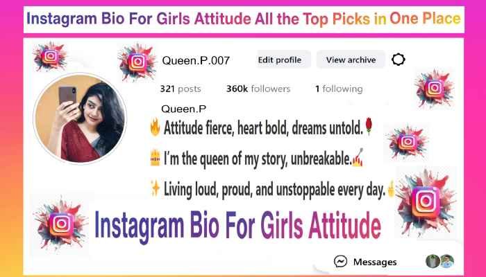 Instagram Bio for Girls Attitude