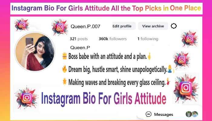 Instagram Bio For Girls Attitude