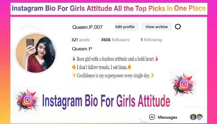 Instagram Bio For Girls Attitude