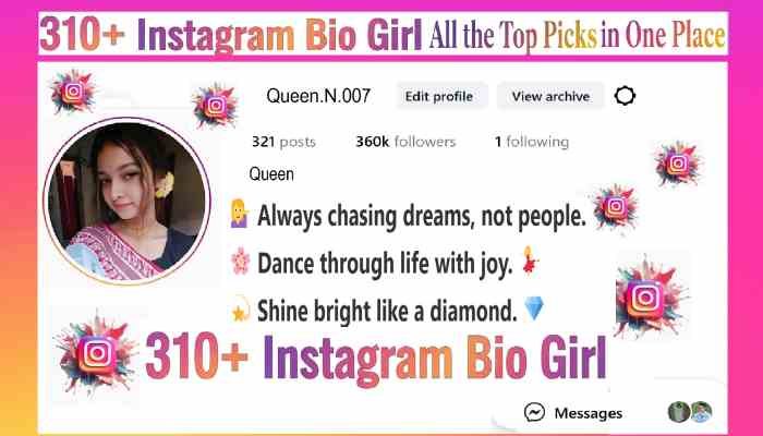 Instagram Bio Girl
