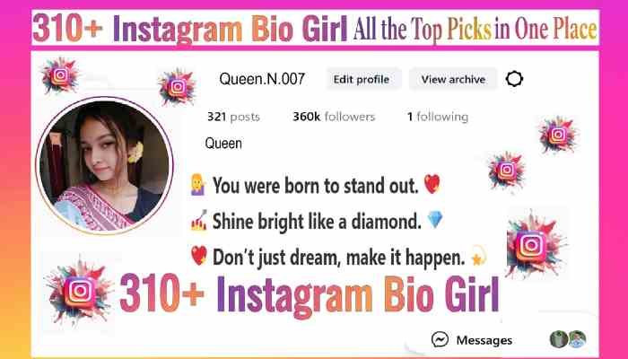 Instagram Bio Girl