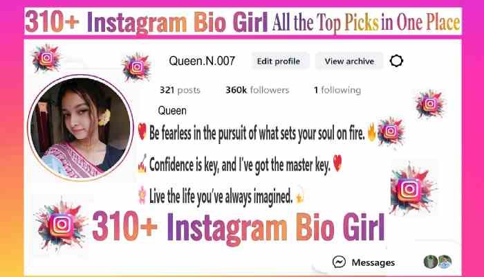 Instagram Bio Girl