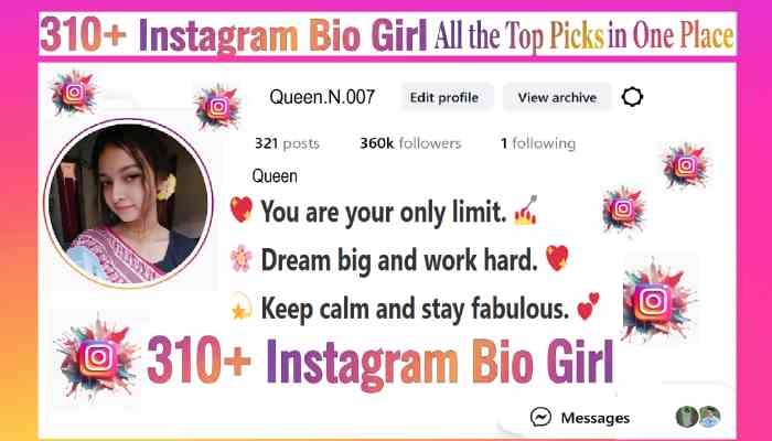 Instagram Bio Girl